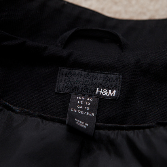 Black Military Jacket with Brass Buttons - Picture 6 of 7